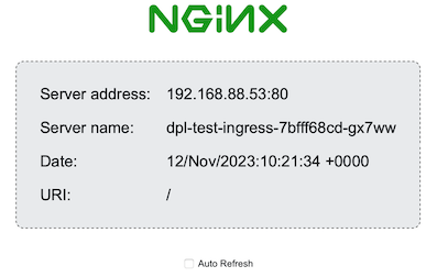 affichage dans le navigateur